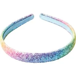 Choise By Heart Børne Hårbøjle Med Glimmer - Regnbuefarvet