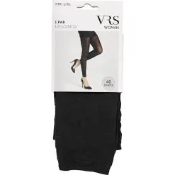 VRS WOMAN VRS Leggings 40 Denier Str. L/XL - Sort