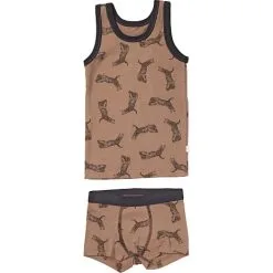 808 Børne Undertøjssæt Str. 8 år - Printet