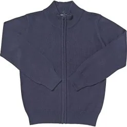 VRS Kids Basic VRS Børne Cardigan Str. 122/128 - Mørkeblå