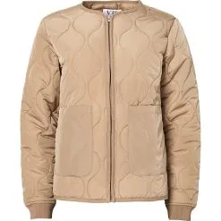 VRS Woman Basic VRS Dame Quilted Jakke Str. XL - Beige